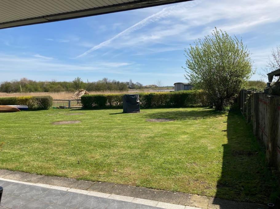 Ferienwohnung Nr. 1 Terrasse Bodden Kanu Bootssteg Zudar ภายนอก รูปภาพ